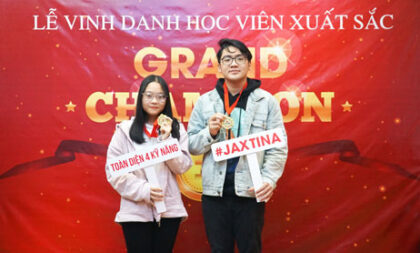 GRAND CHAMPION – Vinh danh học viên xuất sắc tháng 9