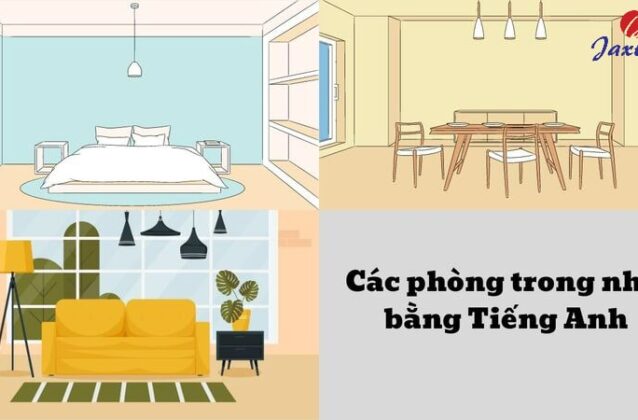 100 từ vựng về các phòng trong nhà bằng Tiếng Anh thông dụng