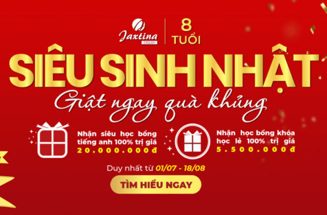 Siêu sinh nhật Jaxtina – Tổng giá trị quà tặng lên tới 800.000.000 đồng