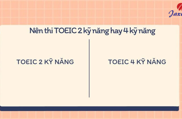 Nên thi TOEIC 2 kỹ năng hay 4 kỹ năng? So sánh 2 bài thi