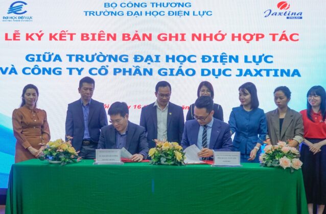 Jaxtina và Trường ĐH Điện Lực nâng cấp quan hệ lên đối tác chiến lược toàn diện