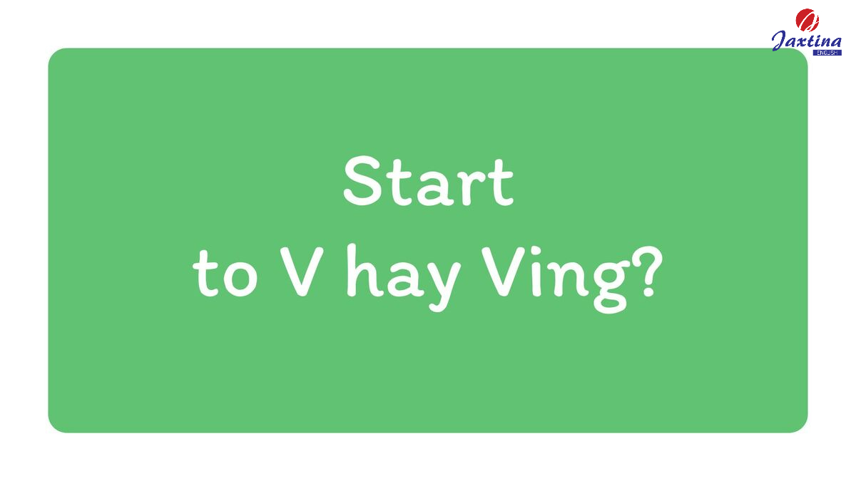Start to V hay Ving