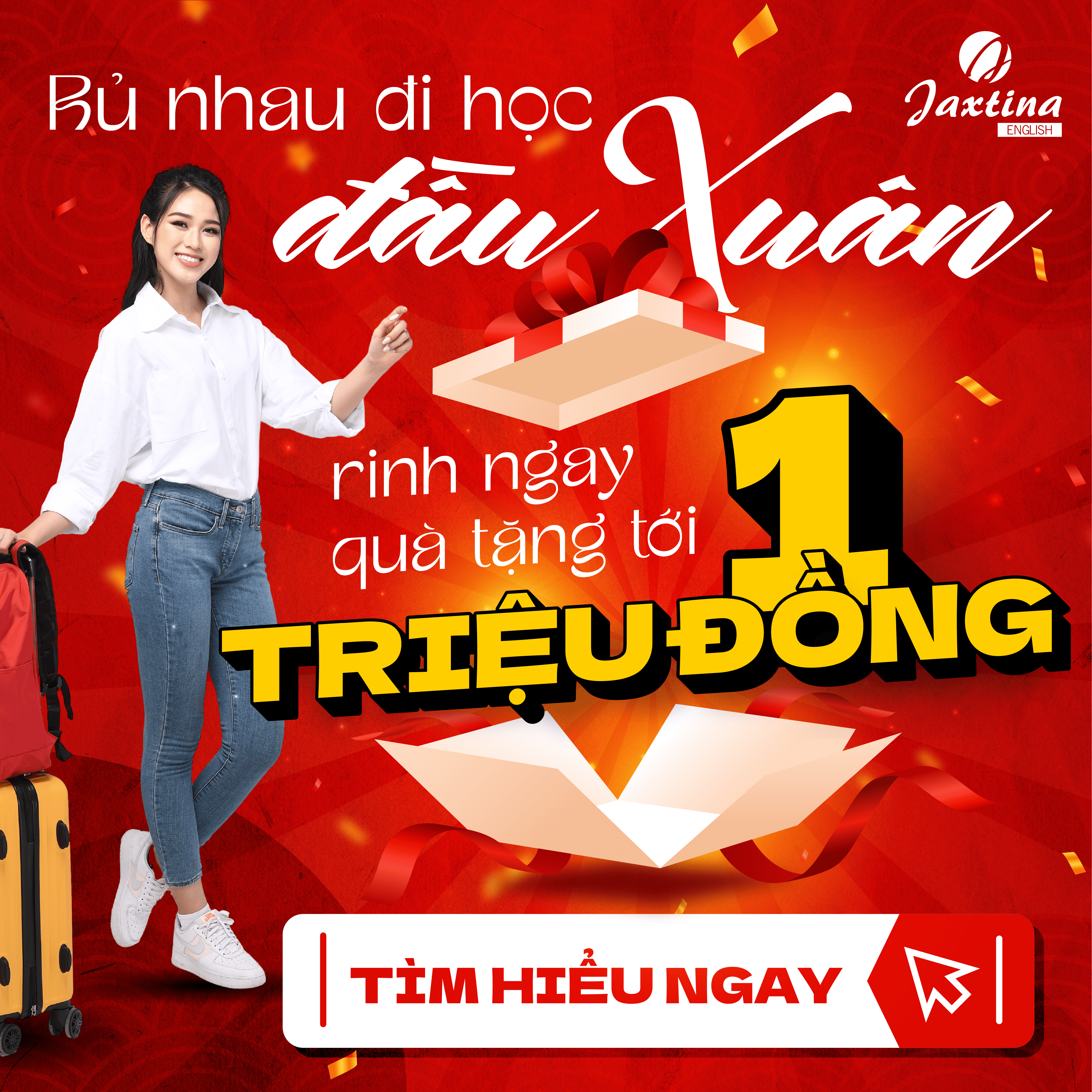 Jaxtina tung ưu đãi Tết – Năm Rồng Vàng,Tiếng Anh Thăng Hạng