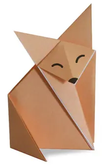 Hướng dẫn gấp Origami con cáo