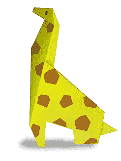 Hướng dẫn tạo Origami con hươu cao cổ