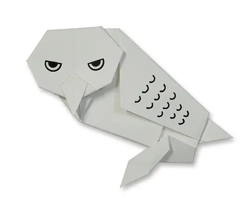 Hướng dẫn tạo Origami con chim cú