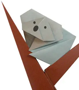 Hướng dẫn tạo Origami con Koala