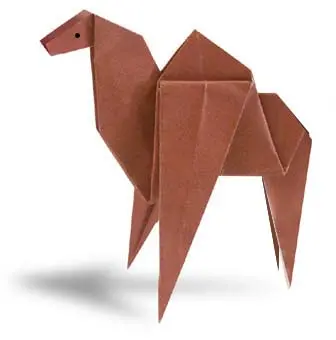 Hướng dẫn gấp Origami con lạc đà