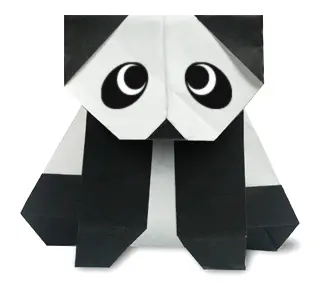 Hướng dẫn tạo Origami con gấu trúc