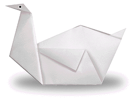 Hướng dẫn gấp Origami con thiên nga