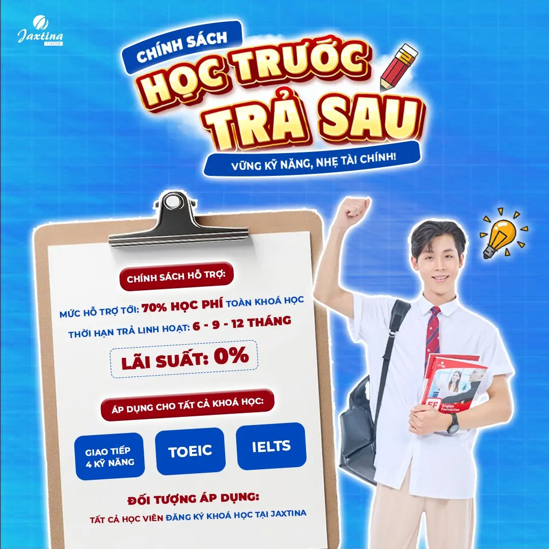 Hoc tieng Anh tra gop cung