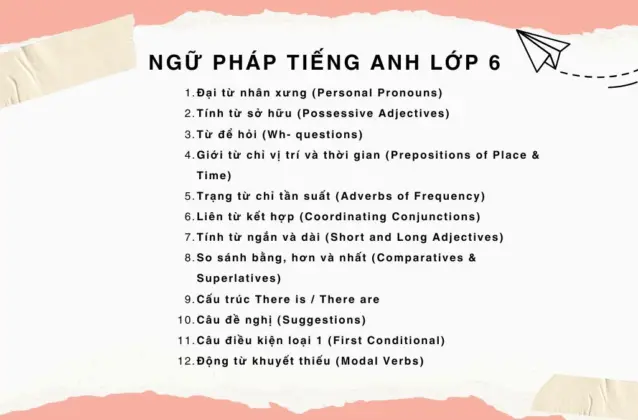Tổng hợp ngữ pháp tiếng Anh THCS và cách học hiệu quả