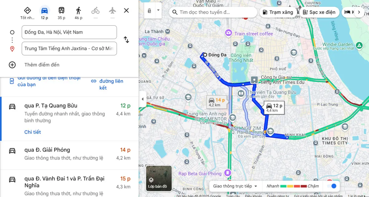 trung tâm tiếng anh quận đống đa