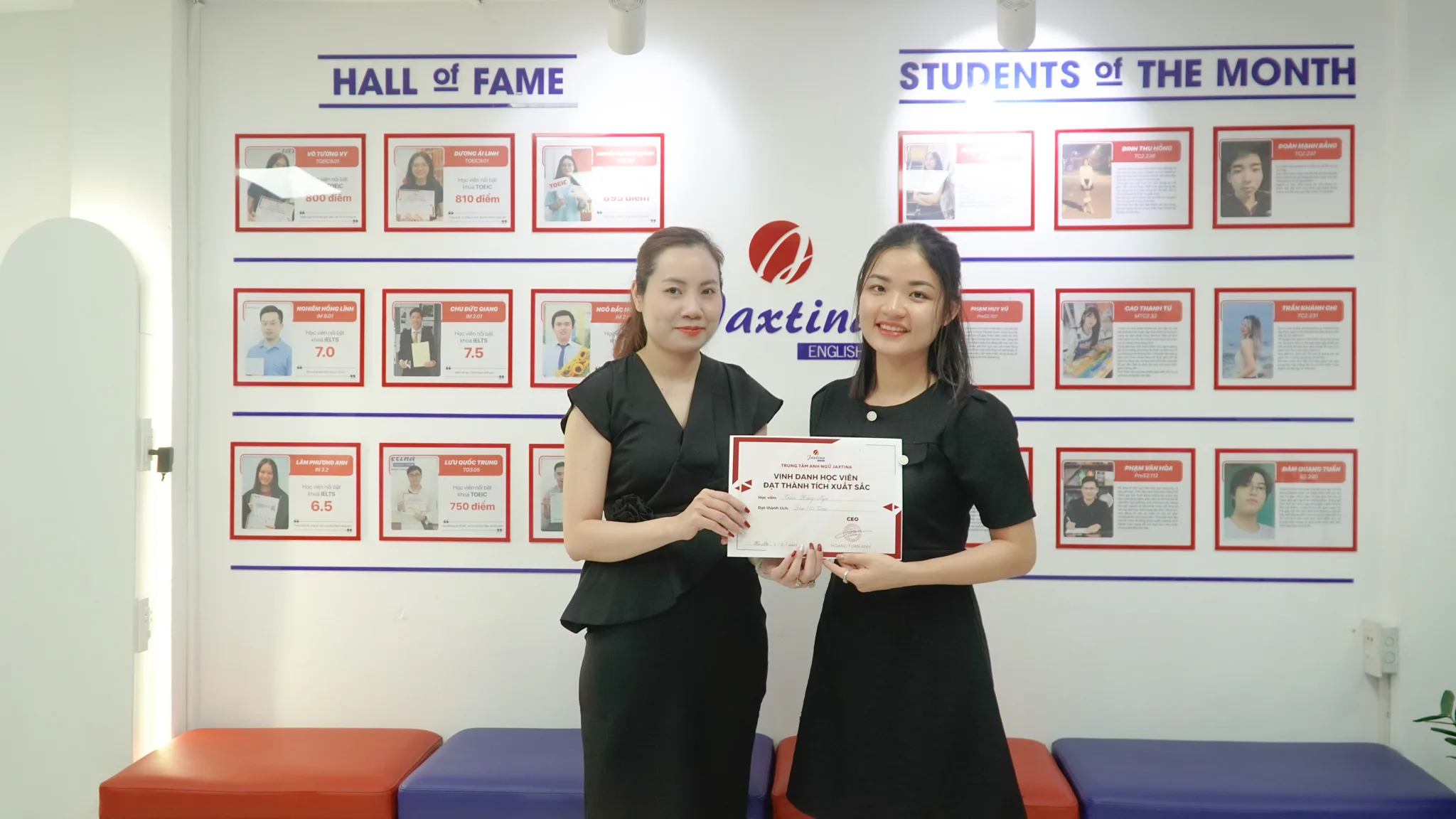 Vinh danh học viên Trần Hồng Ngọc đã đạt thành tích 710 TOEIC