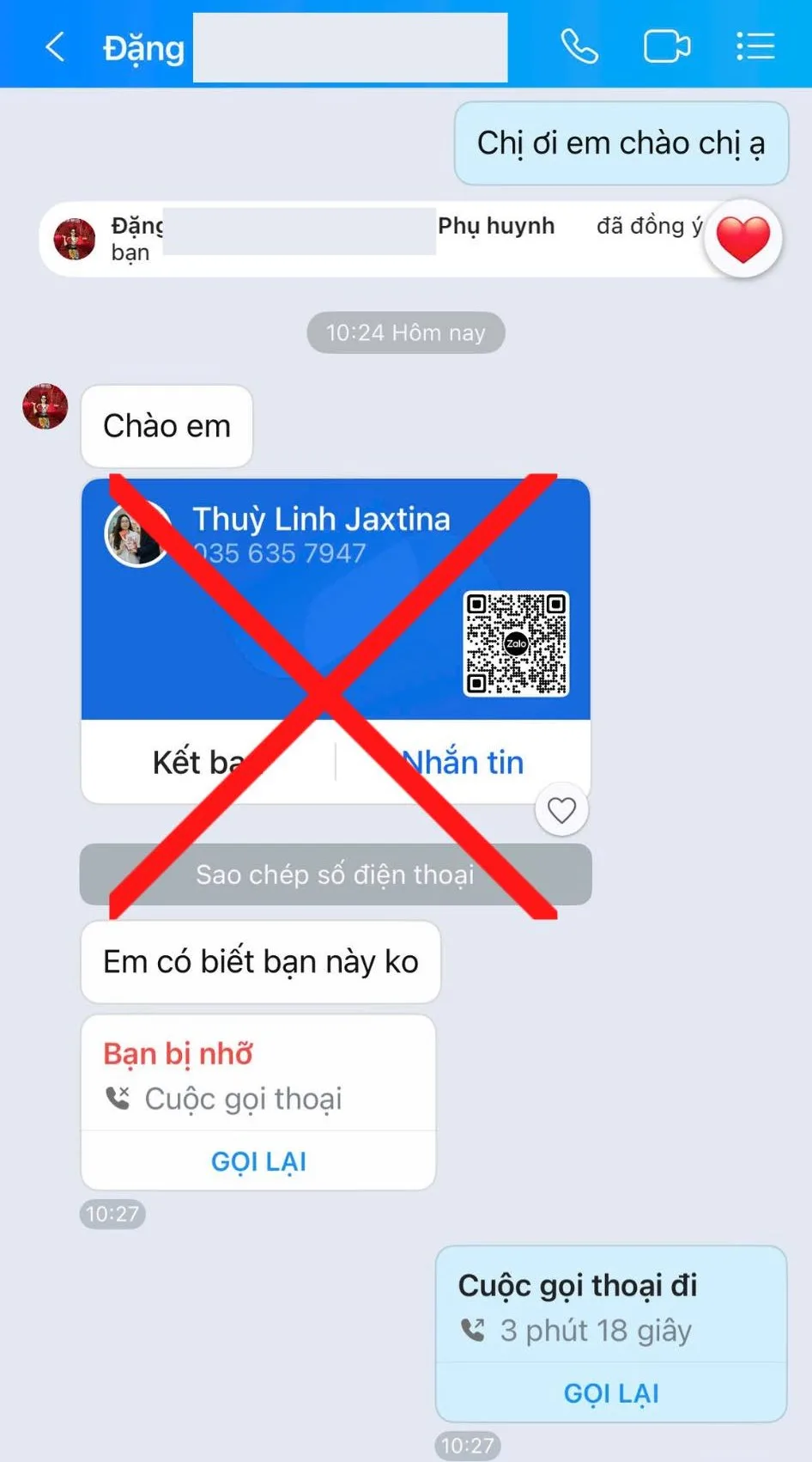 Jaxtina lừa đảo