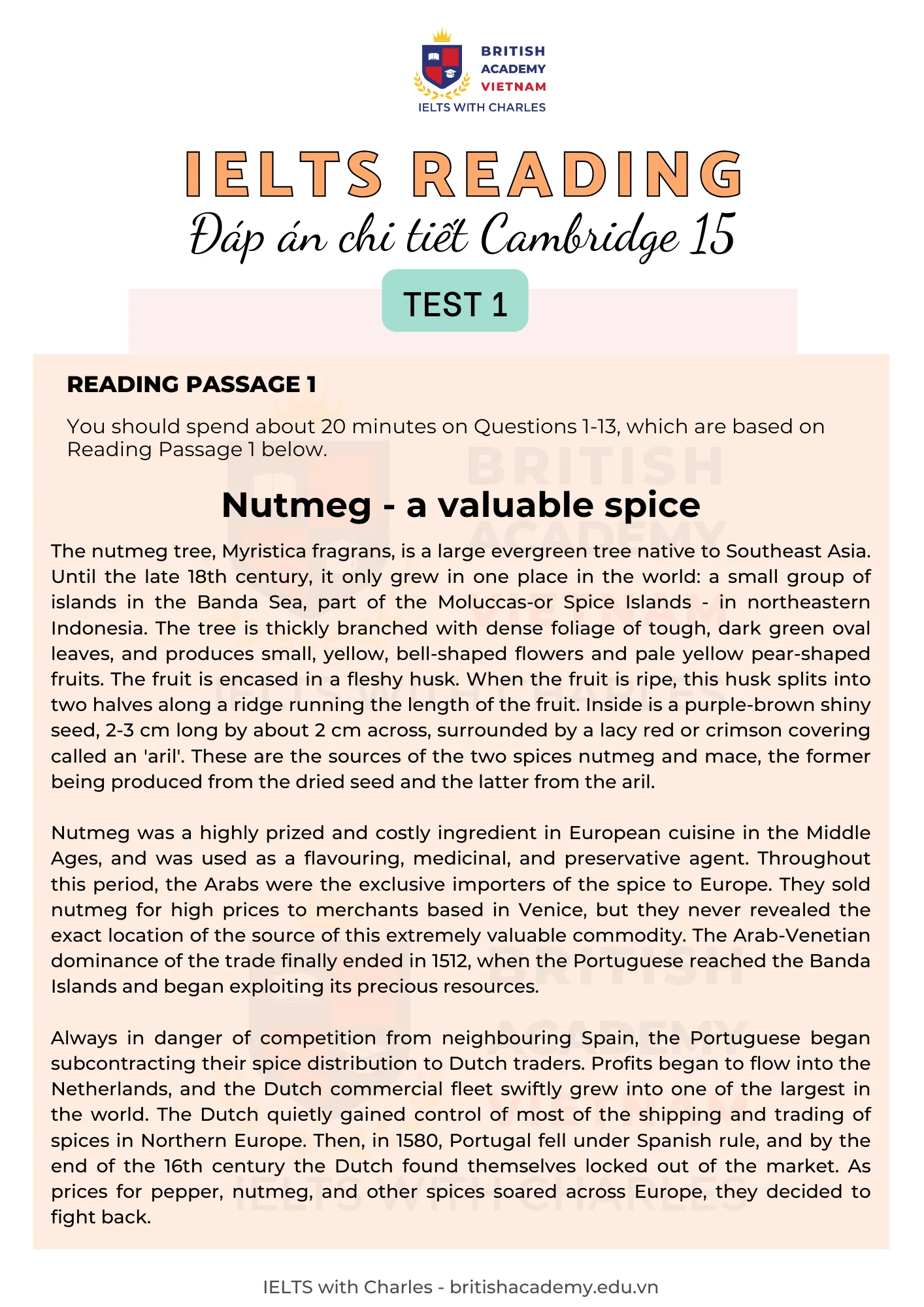 luyện đọc ielts