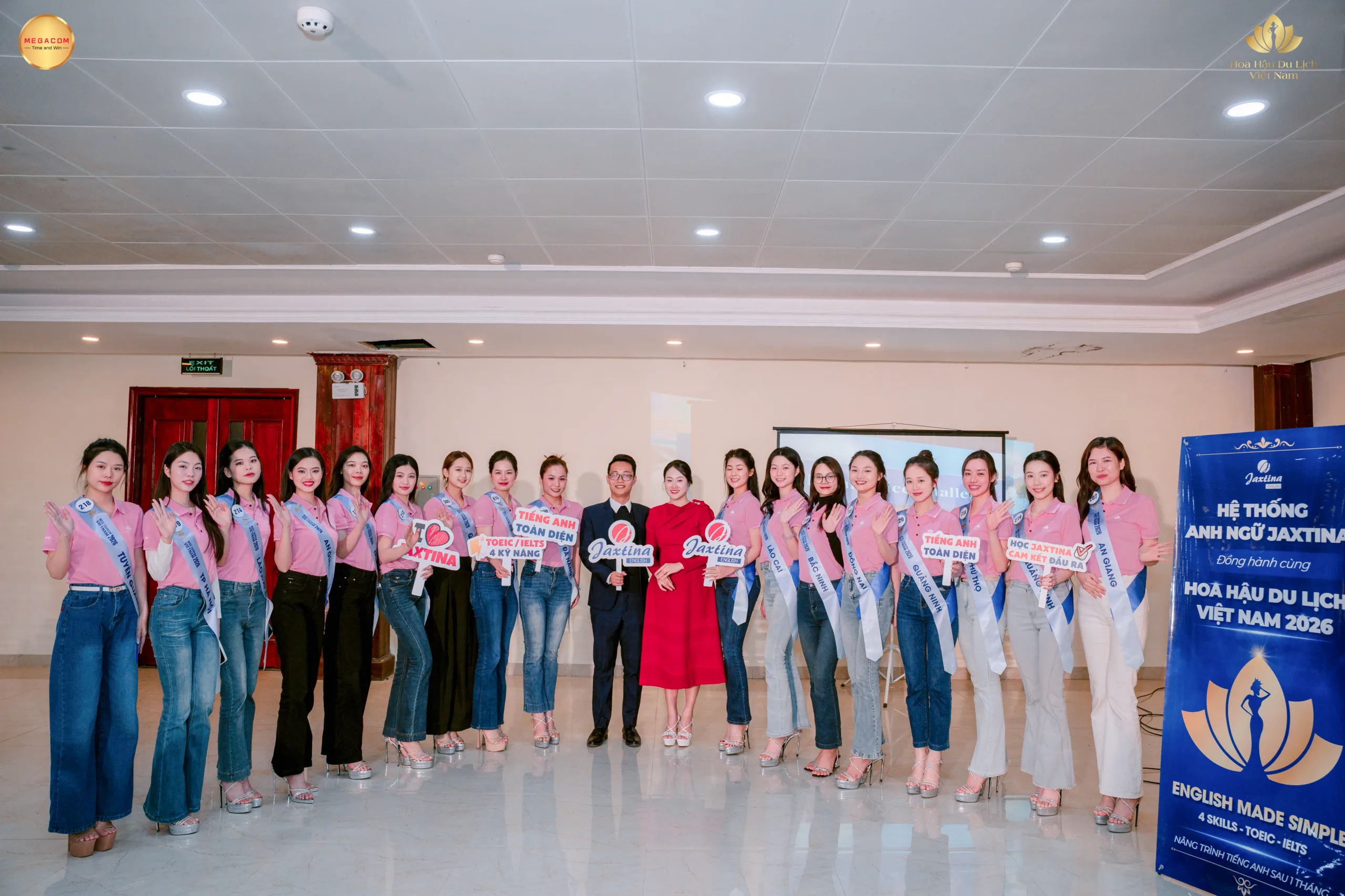 Jaxtina English đồng hành cùng Top 40 Hoa hậu Du lịch Việt Nam 2026 – WORKSHOP 3 “GLOBAL VOICE CHALLENGE”